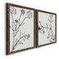 Botanical Study I   - Premium Framed Canvas 2 Piece Set - Ready to Hang