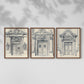 Landscape Study Series V - Restickable Framed Art Set