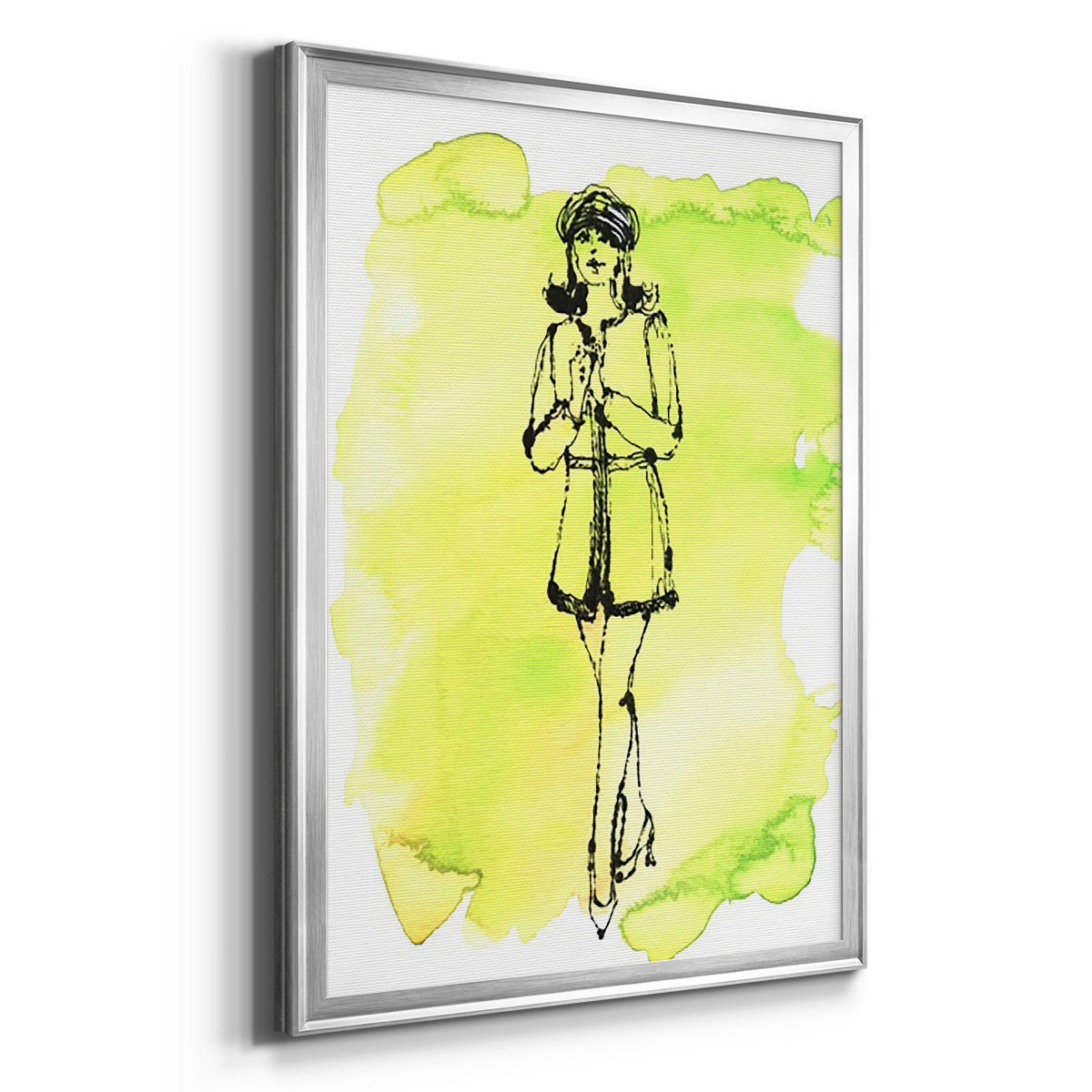 60's Fab I - Modern Framed Canvas Print