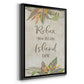 You're On Island Time - Modern Framed Canvas Print