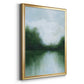 Mossy Reflections I - Modern Framed Canvas Print