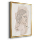 Greek Busts IV - Modern Framed Canvas Print