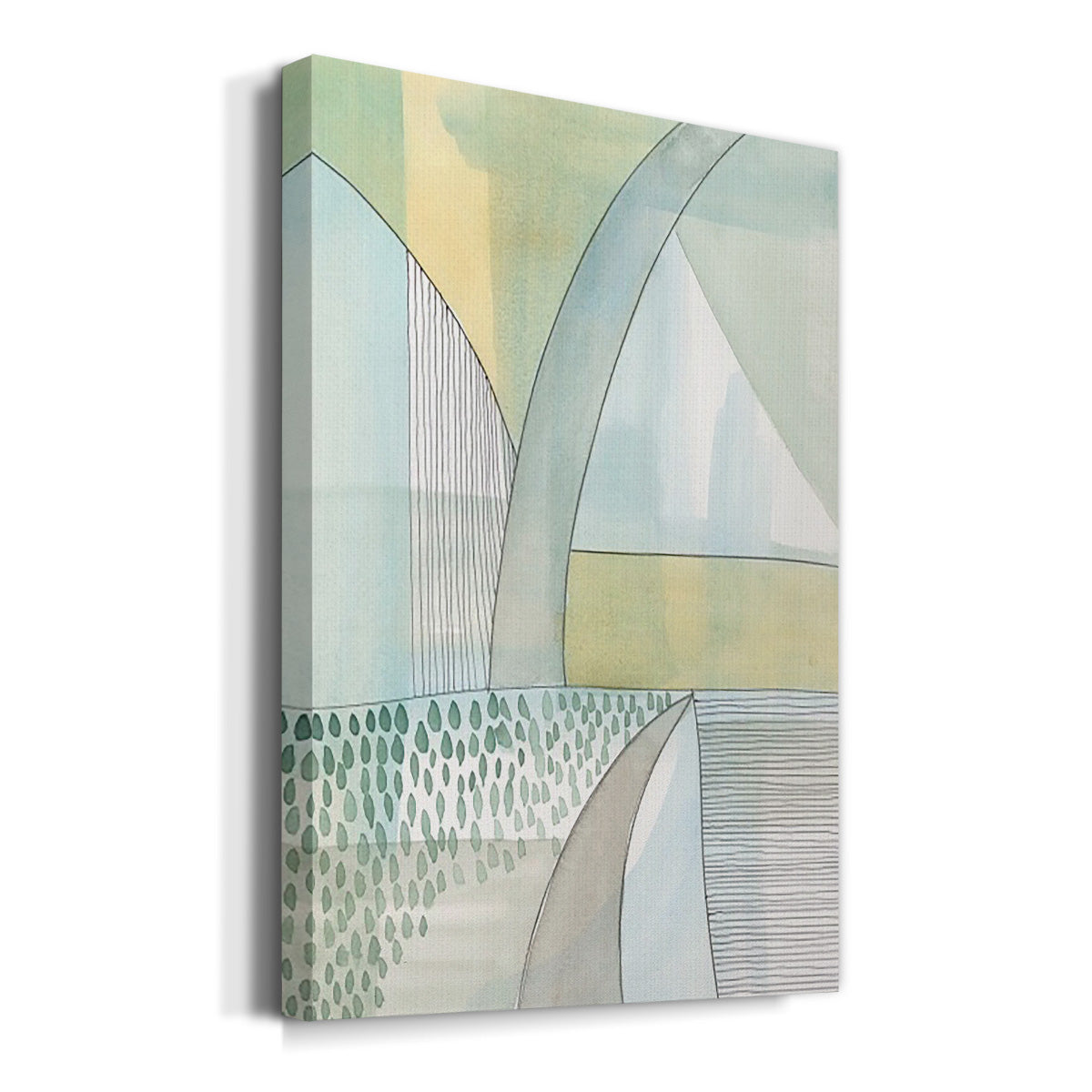 Mint Reflection II - Canvas Art Print