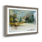 Wintery Horizon II - Barnwood Framed Art Print