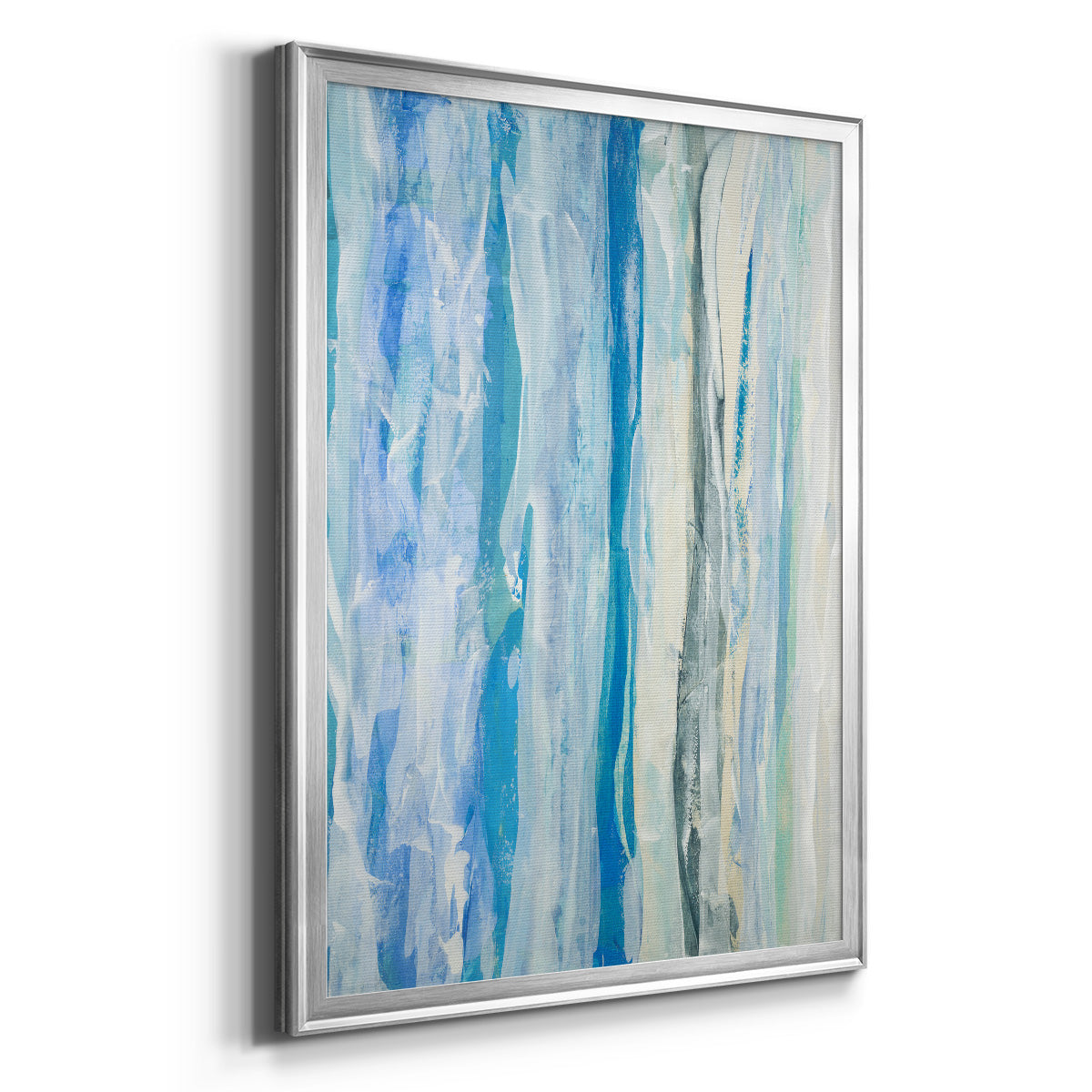 Swimming Ashore - Modern Framed Canvas Print