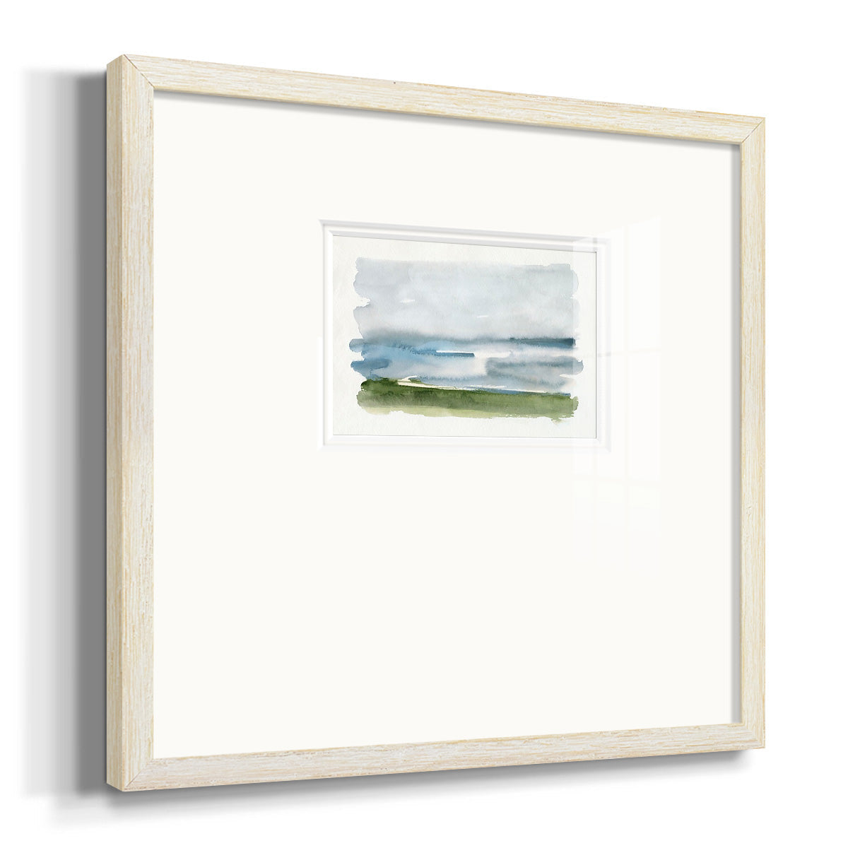 Coastline Splash II Premium Framed Print Double Matboard