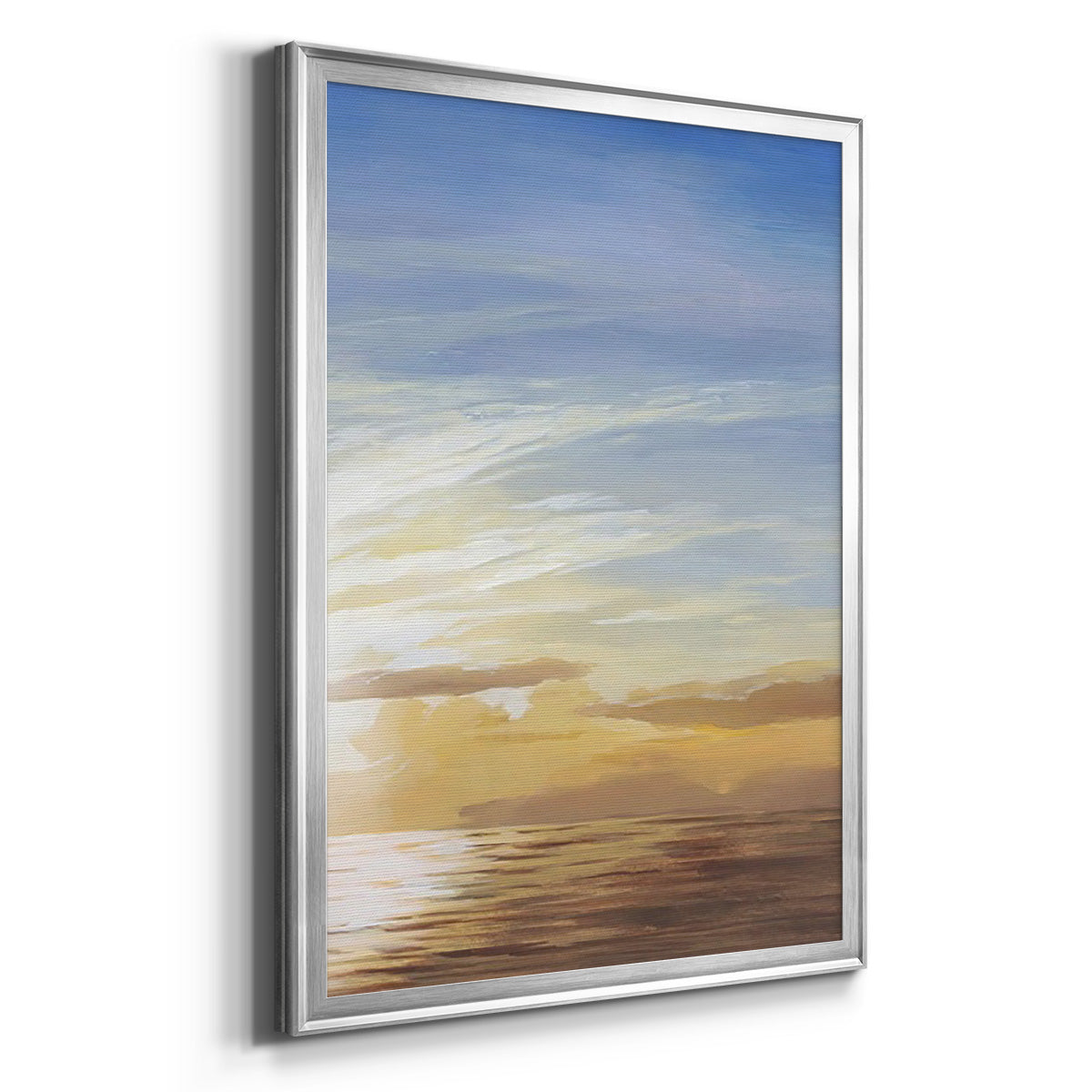 Luminous Waters II - Modern Framed Canvas Print