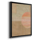Adobe Sunrise II - Modern Framed Canvas Print
