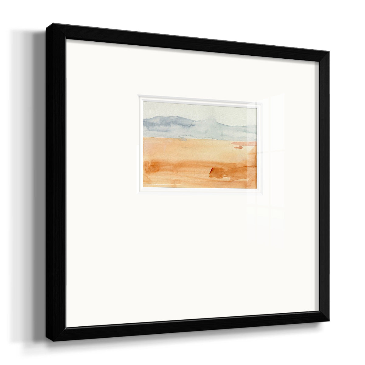 Ash Blue Horizon II Premium Framed Print Double Matboard