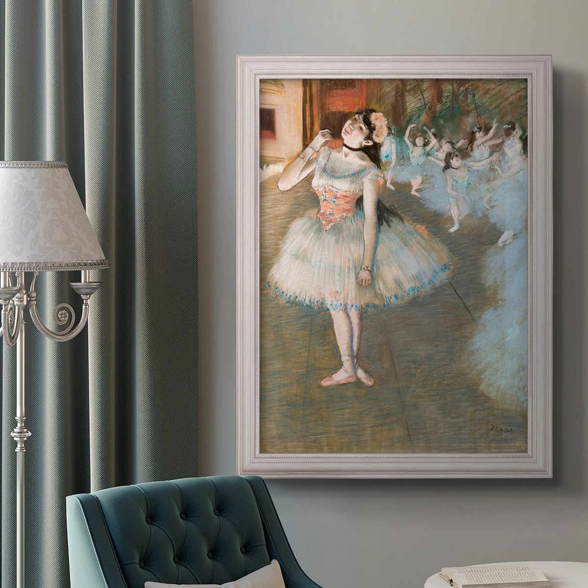 The Star - Ornate Framed Canvas Print