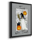 Trick or Treat Ghost - Modern Framed Canvas Print