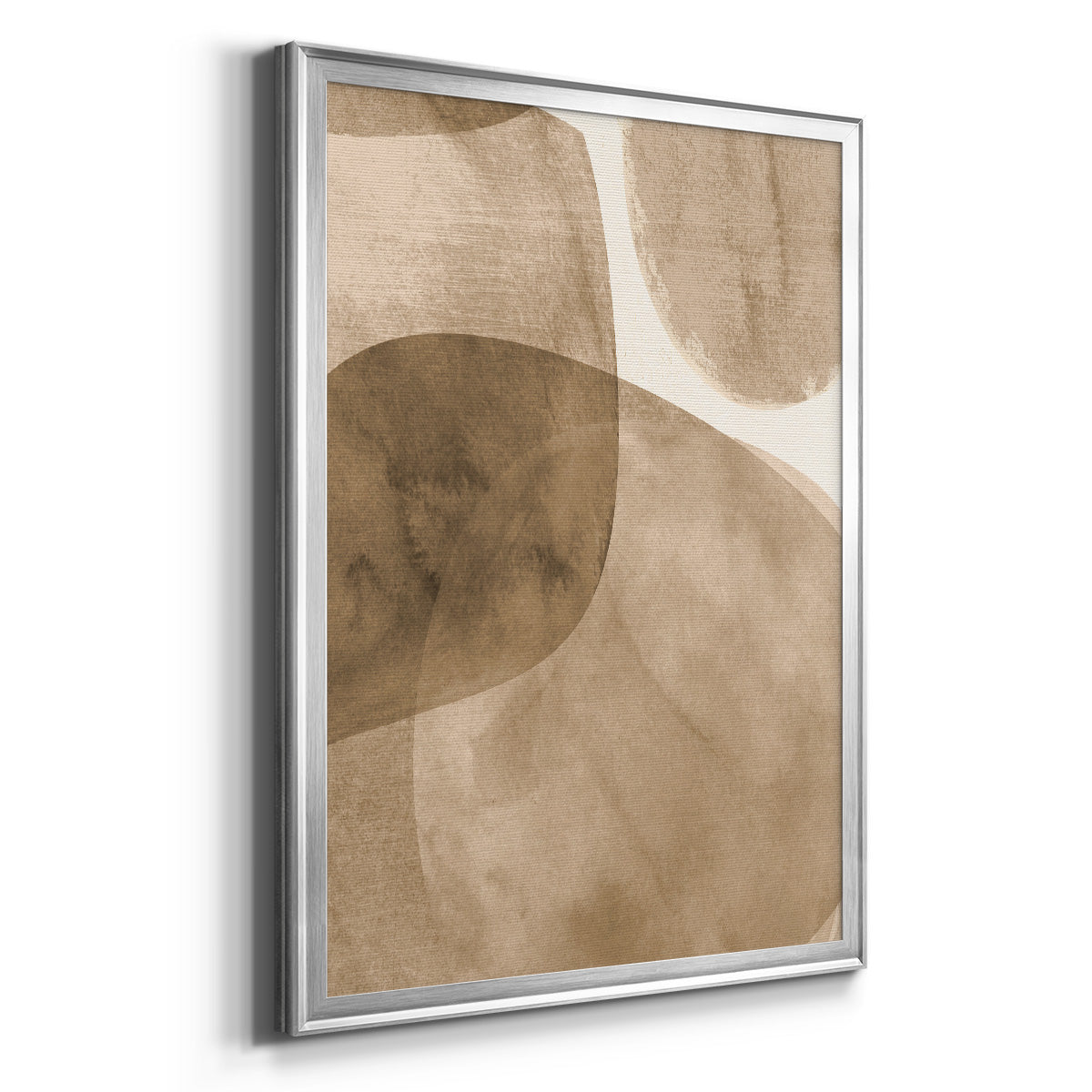 Neutral Object II - Modern Framed Canvas Print