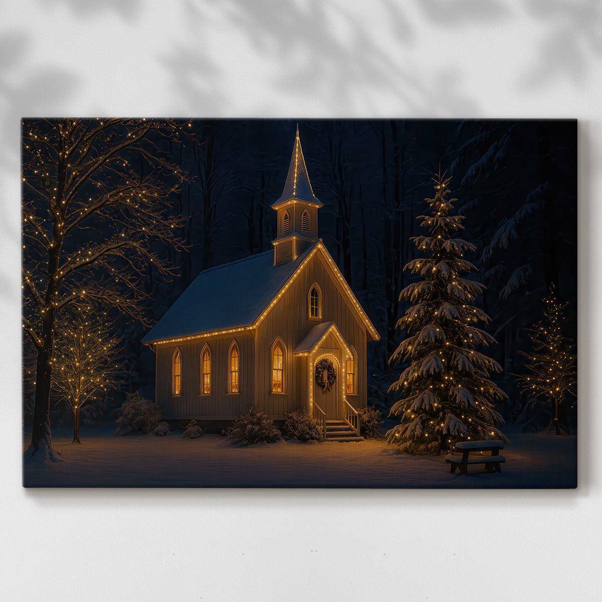 Quiet Whisper of Manger - Canvas Art Print