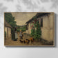 Visit to Grandmother, 1914 - Floater Framed Canvas Print