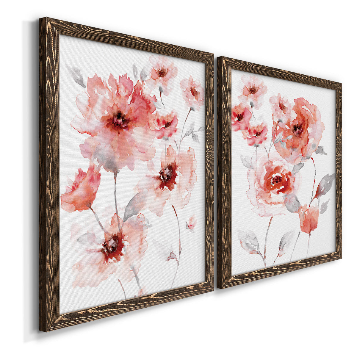 Translucent Blush I - Premium Framed Canvas 2 Piece Set - Ready to Hang