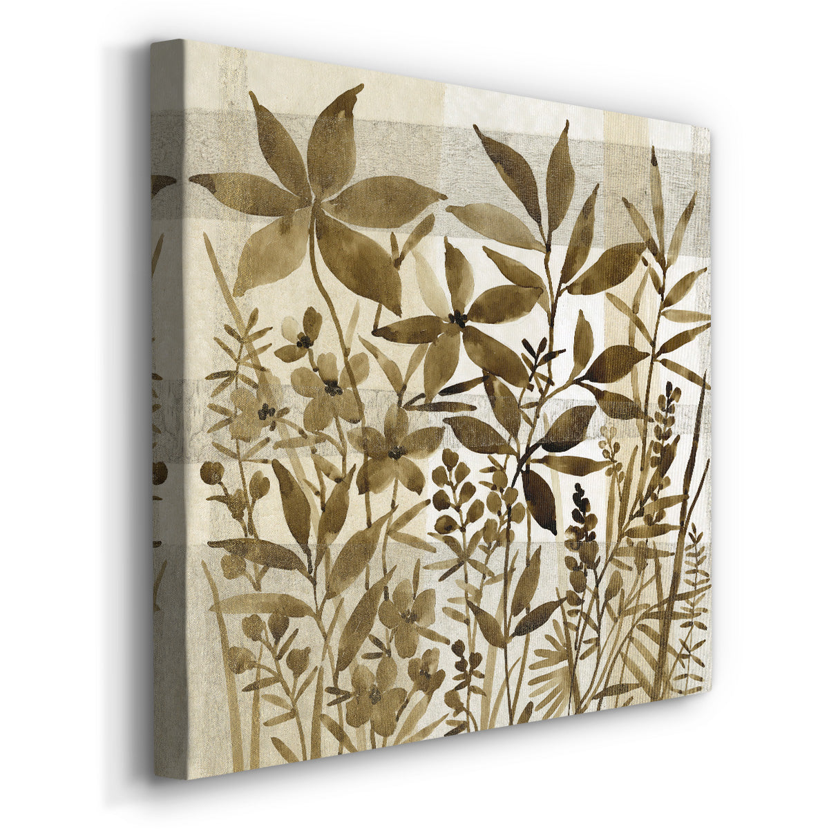 Neutral Garden I - Canvas Art Print