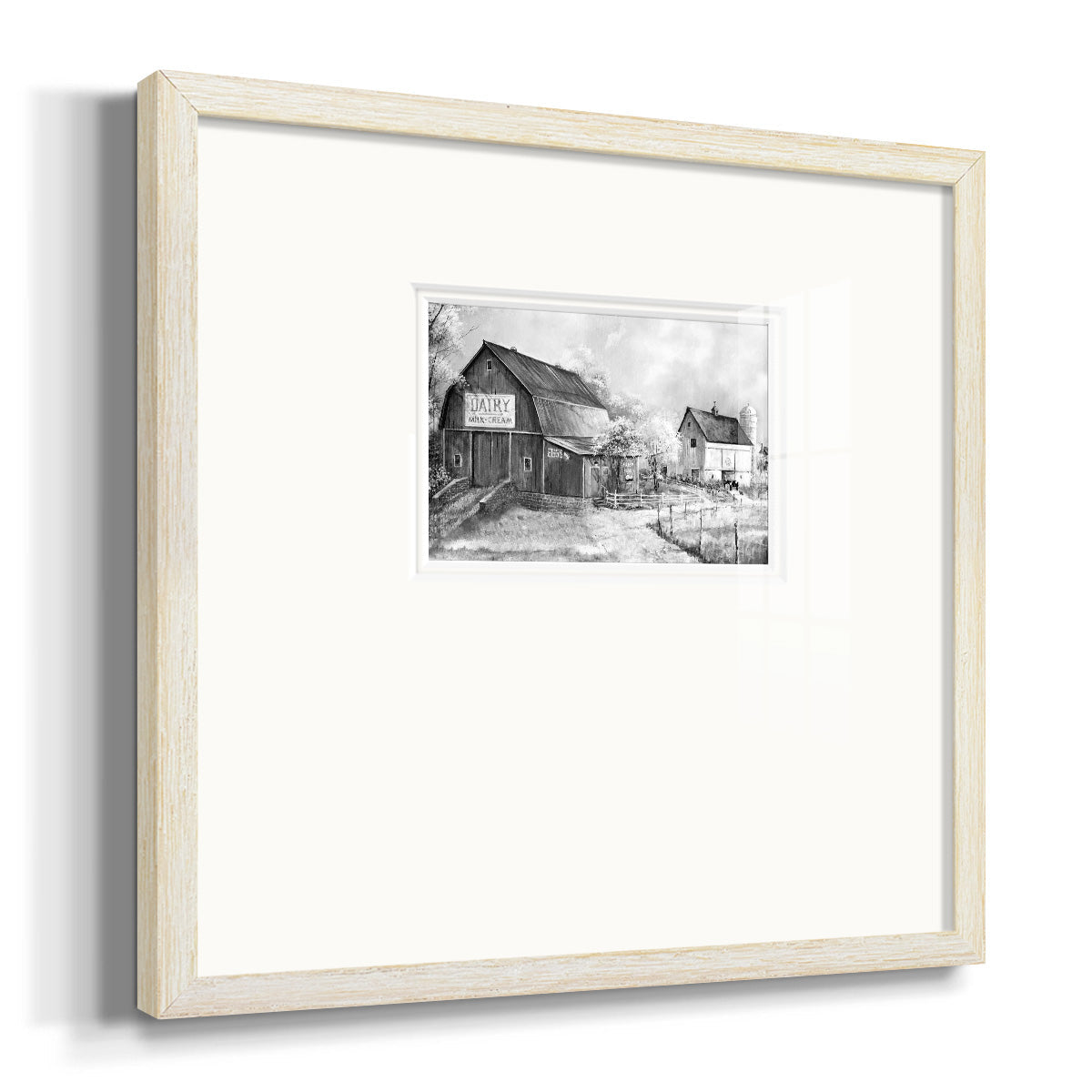 Day At The Farm Premium Framed Print Double Matboard