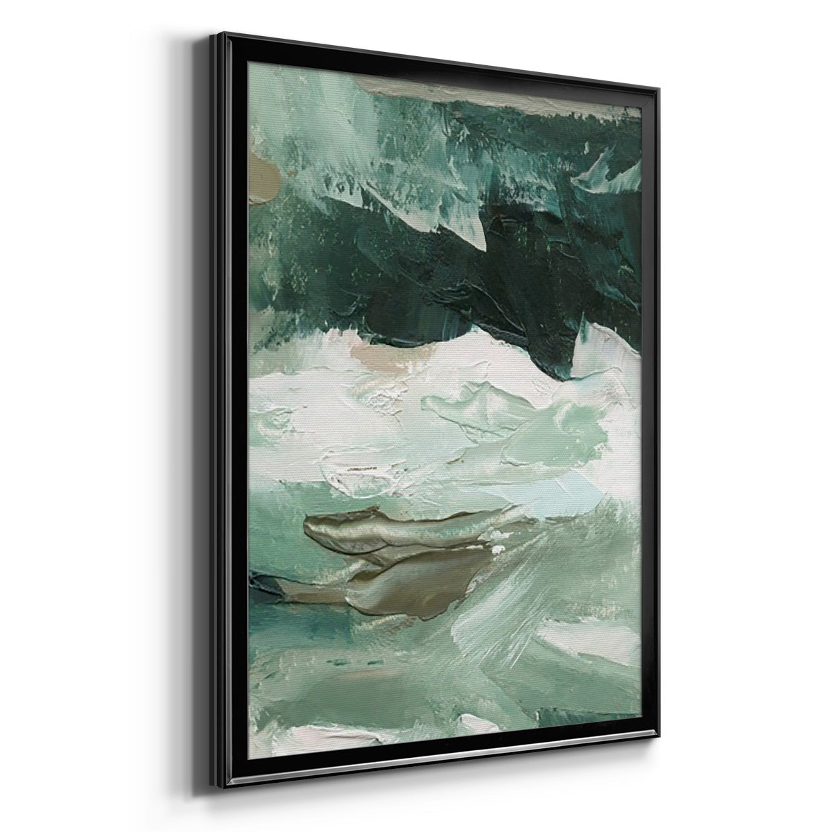 Crashing I - Modern Framed Canvas Print