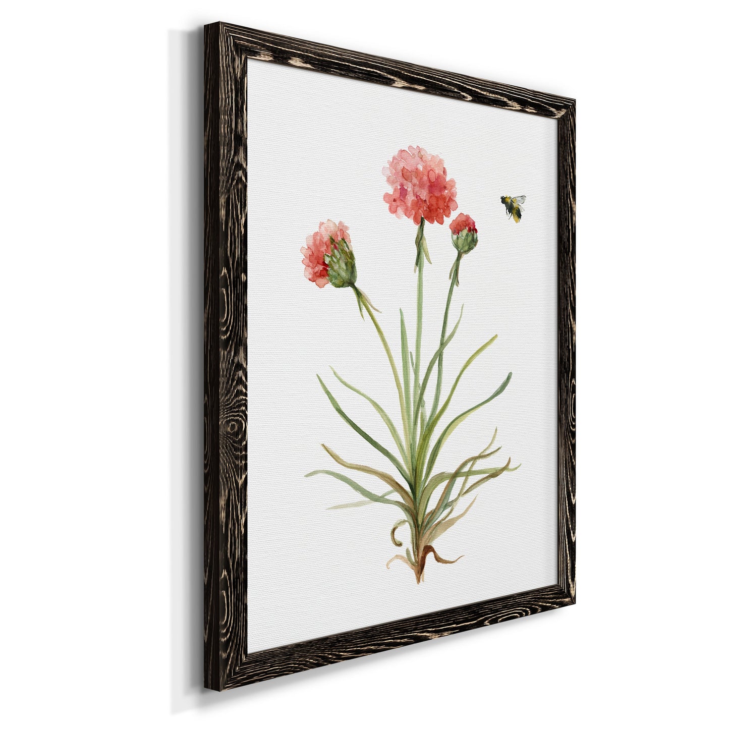 Wildflower Botanical III - Barnwood Framed Canvas Print