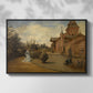 The Country House of Gustave Coûteaux, 1871 - Floater Framed Canvas Print