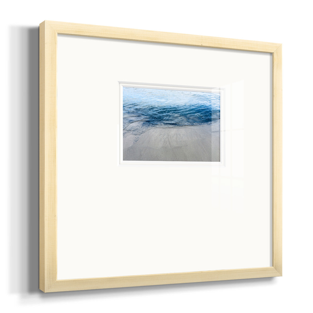 Aegean Blue Water Premium Framed Print Double Matboard