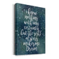 Galaxy Quote II Premium Gallery Wrapped Canvas - Ready to Hang