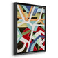 Magnetic Color II - Modern Framed Canvas Print