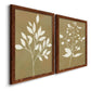 Honey Botanical I   - Premium Framed Canvas 2 Piece Set - Ready to Hang