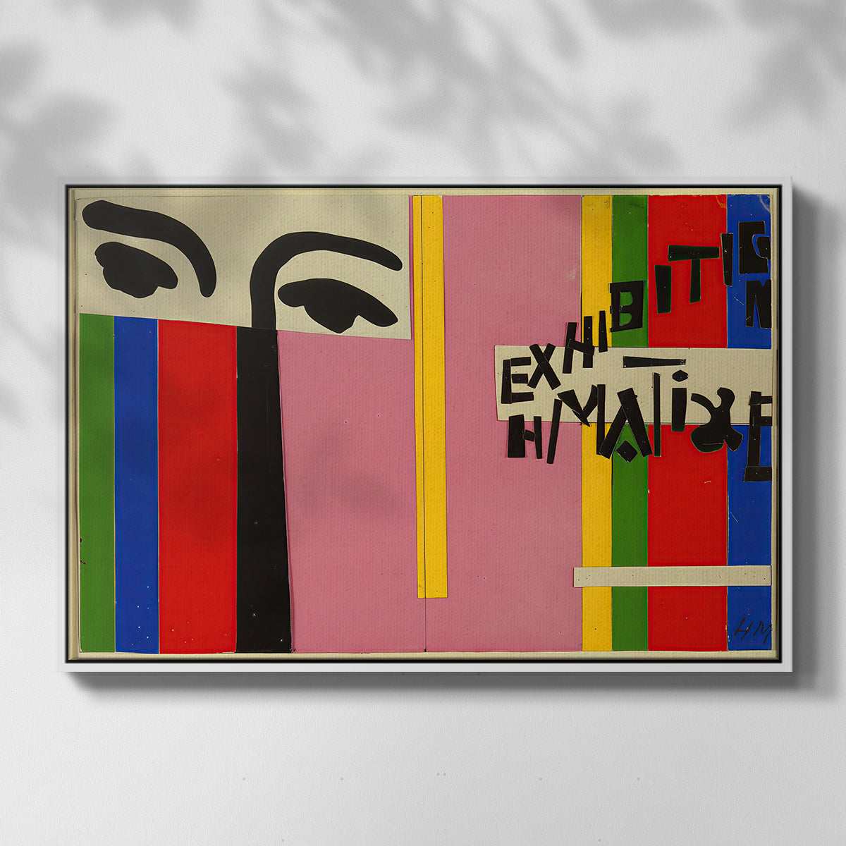 Design for Cover of Exhibition Catalogue, 1951 - Floater Framed Canvas Print