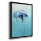 Jelly Fish - Modern Framed Canvas Print