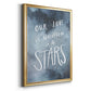 Celestial Love IV - Modern Framed Canvas Print