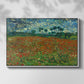 Field with Poppies, 1889 - Floater Framed Canvas Print