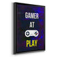 Gamer at Play VI - Modern Framed Canvas Print