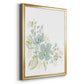 Seafoam Petals I - Modern Framed Canvas Print