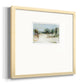 Wintery Horizon III Premium Framed Print Double Matboard