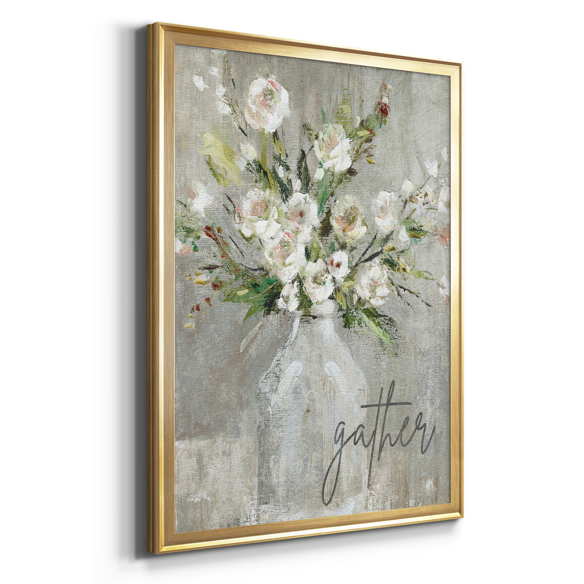 Gather - Modern Framed Canvas Print
