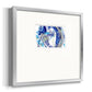 Blue Flow- Premium Framed Print Double Matboard