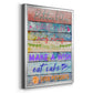 Birthday Rules - Modern Framed Canvas Print