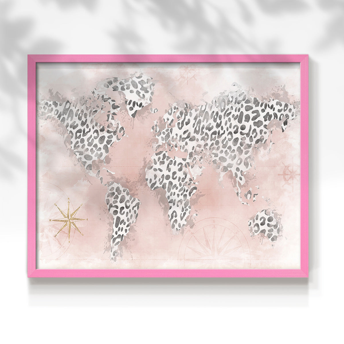 45092,world map,leopard print,artwork,modern design,soft pink,vintage compass,home decor,animal print,wall art,illustration,geography,stylish,elegant,framed art,contemporary decor,creative design,interior design,textured background,decorative piece,travel theme,nature inspired,unique artwork,global map,chic decor,feminine style,abstract art,wall decoration,visual art,fashionable design,printed map,color palette,animal kingdom,contemporary artwork,tropical themes,patterned map,Re-stickable,Text & Numbers