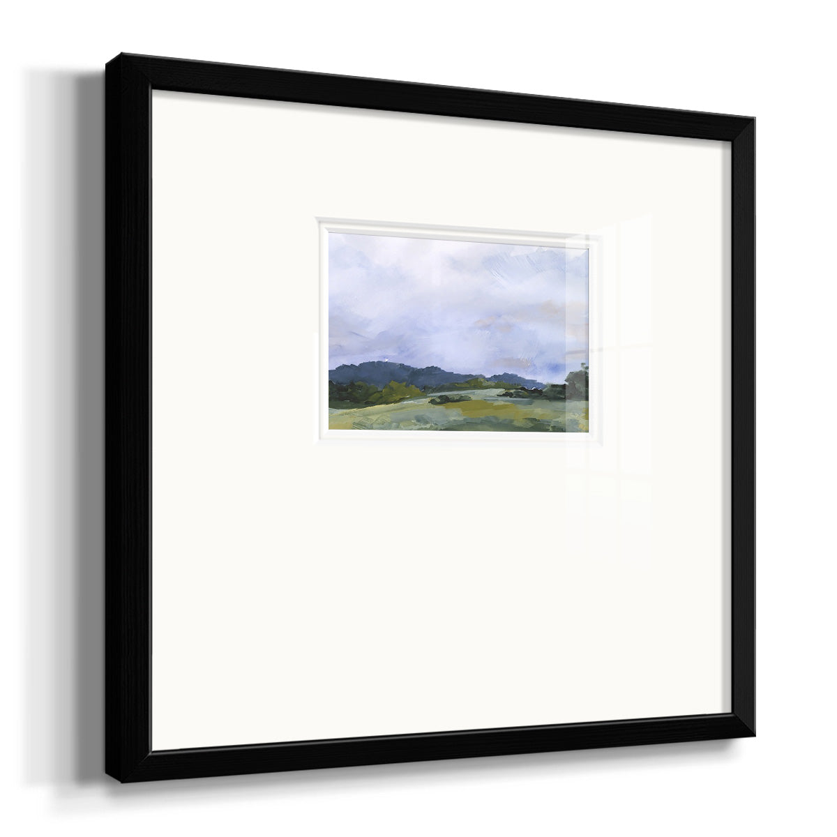 Pastoral Horizons II Premium Framed Print Double Matboard