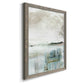 Summer Teal II - Premium Canvas Framed in Barnwood - Ready to Hang