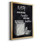 Wash Away Your Troubles - Modern Framed Canvas Print