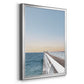 Day at the Pier - Modern Framed Canvas Print
