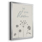 Let Love Bloom - Modern Framed Canvas Print