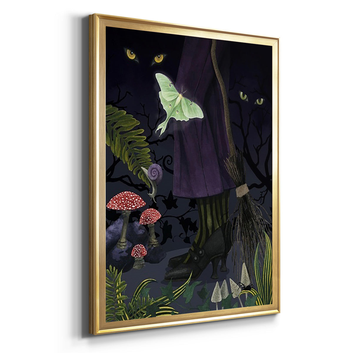 Hallowed Forest II -  Framed Canvas Print