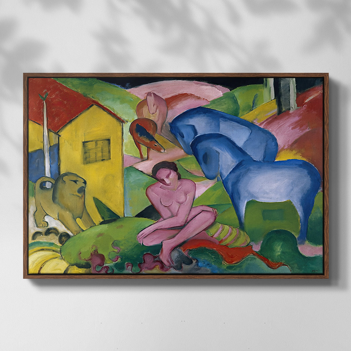 The Dream, 1912 - Floater Framed Canvas Print