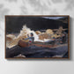 Shooting the Rapids, Saguenay River, 1905-1910 - Floater Framed Canvas Print