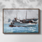 Taking on Wet Provisions, 1903 - Floater Framed Canvas Print