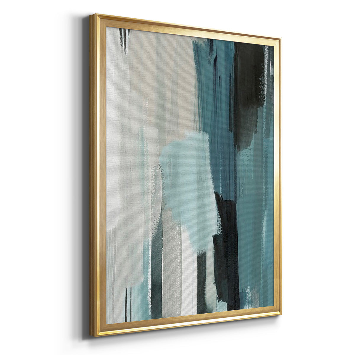 Scribe Shore I - Modern Framed Canvas Print