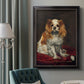 A King Charles Spaniel - Ornate Framed Canvas Print